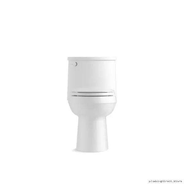 Kohler Adair Tall Elongated Single-Piece Toilet 1.28 GPF Quiet Close Seat White 3946-0 - Image 2