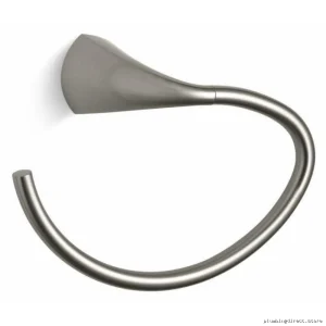 Kohler Alteo Towel Ring in Vibrant Brushed Nickel Finish - Model 37057-BN