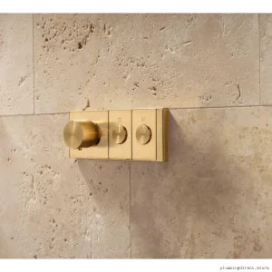 Kohler Anthem Thermostatic Two-Outlet Recessed Valve Trim - Precision Temperature Control & Polished Chrome Finish
