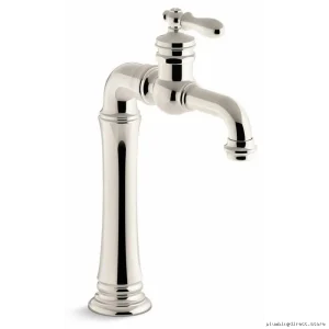 Kohler Artifacts Single-Hole Bath Faucet in Vibrant Polished Nickel SN