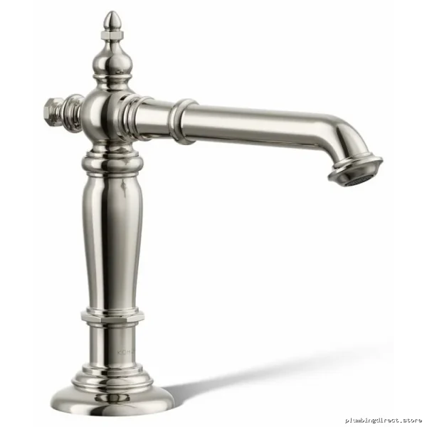 Kohler Artifacts Widespread Faucet Spout Column Design - 1.2 GPM Low-Flow Polished Nickel - Image 3