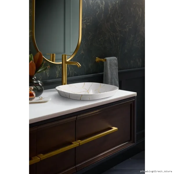Modern Kohler Aureus White Floating Sink - Size: 16-3/4\" Contemporary Bathroom Vessel - Image 2