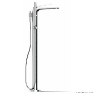 Kohler Polished Chrome Avid Floor Mount Tub Faucet Trim T97367-4-CP