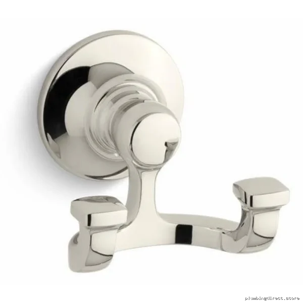 Kohler Bancroft Robe Hook - Polished Nickel Finish & Space Saving