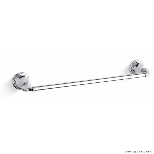 KOHLER Bath Chromed Steel Wall-Mounted Towel Rail - Polished Finish & Modern Design