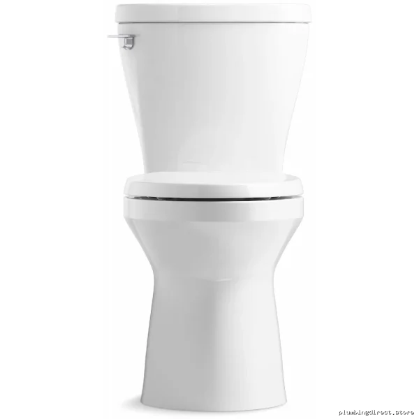 Kohler Betello Tall Two-Piece Elongated Toilet – Eco-Friendly Water Efficient White #Model# - Image 2