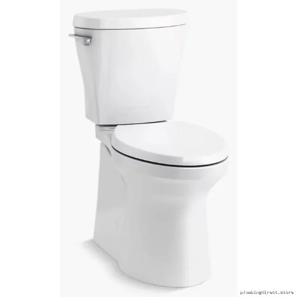 Kohler Betello Tall Elongated Skirted Toilet Bowl (Seatless) - White 20148-0