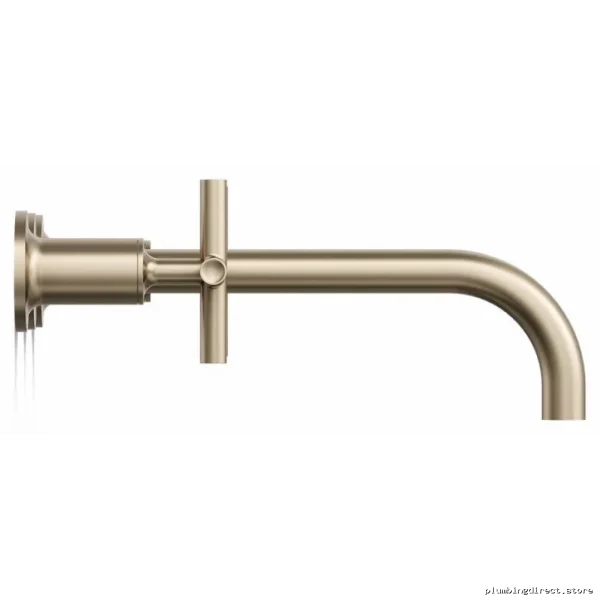 Kohler T14414-3-BV Brushed Bronze Bathroom Faucet - Wall Mount with Cross Handles