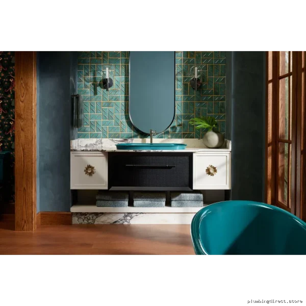 Kohler 31373-BGL Capsule Mirror - Modern Brushed Gold Bathroom Vanity Mirror - Image 2
