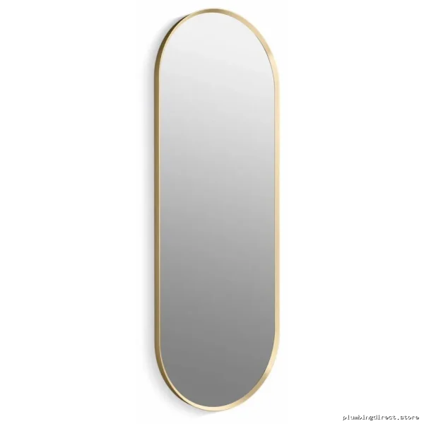 Kohler 31373-BGL Capsule Mirror - Modern Brushed Gold Bathroom Vanity Mirror - Image 3