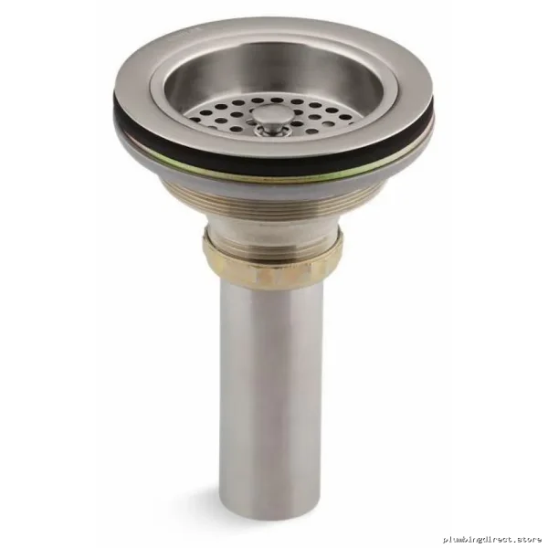 Kohler 8801-BN Brushed Nickel Sink Drain & Strainer with Tailpiece