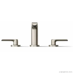Kohler Modern Widespread Bathroom Faucet in Vibrant Brushed Nickel