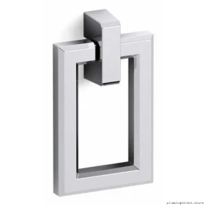 Chrome Rectangle Poplin Marabou Bathroom Faucet Handle KOHLER Model HF
