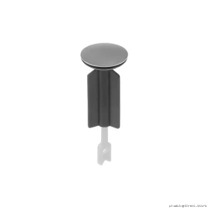 Kohler Polished Chrome Sink Pop-Up Drain Stopper with Plastic Stem