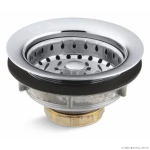 Kohler Chrome Sink Drain Strainer for 3.5 to 4 Inch Outlets