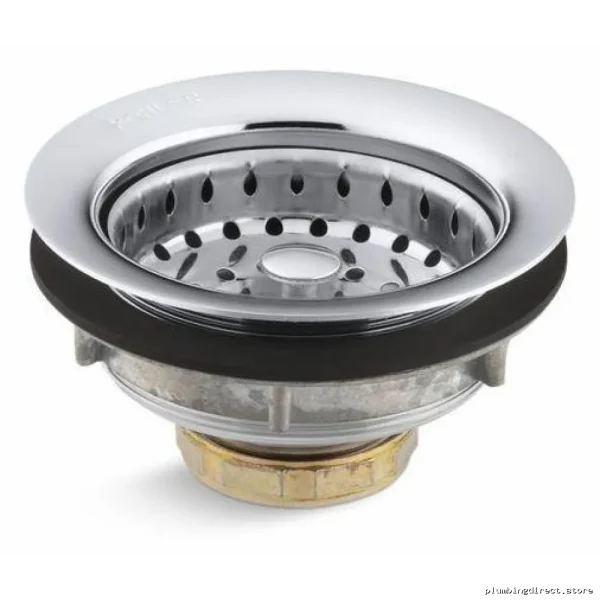 Kohler Chrome Sink Drain Strainer for 3.5 to 4 Inch Outlets