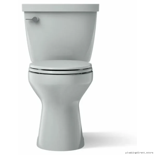 Kohler Cimarron Tall Elongated Toilet 1.6 GPF Water Saving Ice Grey - Image 2