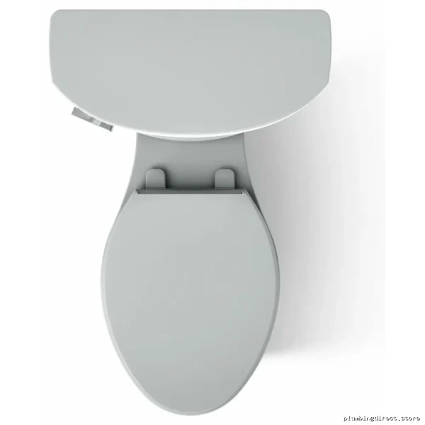 Kohler Cimarron Tall Elongated Toilet 1.6 GPF Water Saving Ice Grey - Image 4