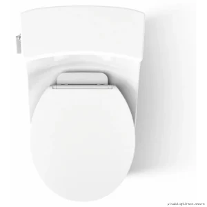 Kohler Comfort Height Toilet with Slow Close Seat - 1-Piece Round Front White 1.28 GPF Model 4007-0