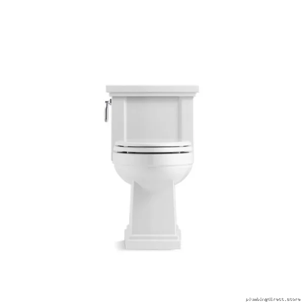 Kohler Compact Elongated Toilet with Quiet Close Seat 1.28 GPF White - Image 2