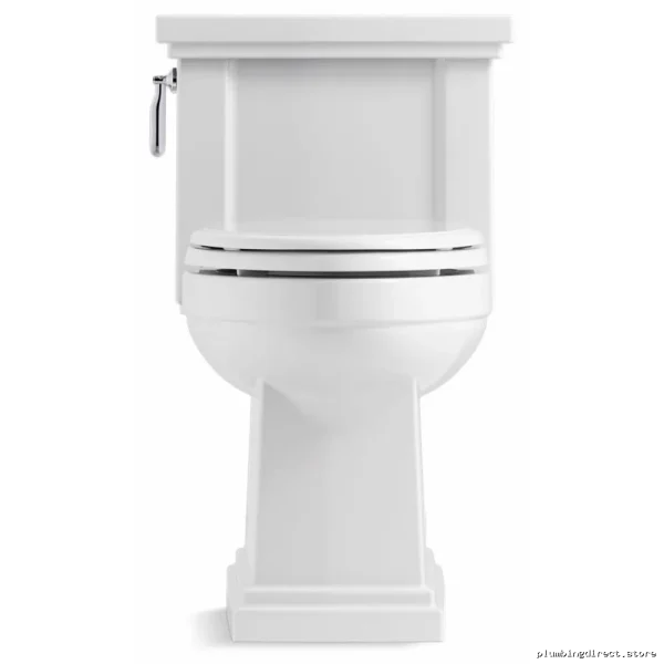 Kohler Compact Elongated Toilet with Quiet Close Seat 1.28 GPF White