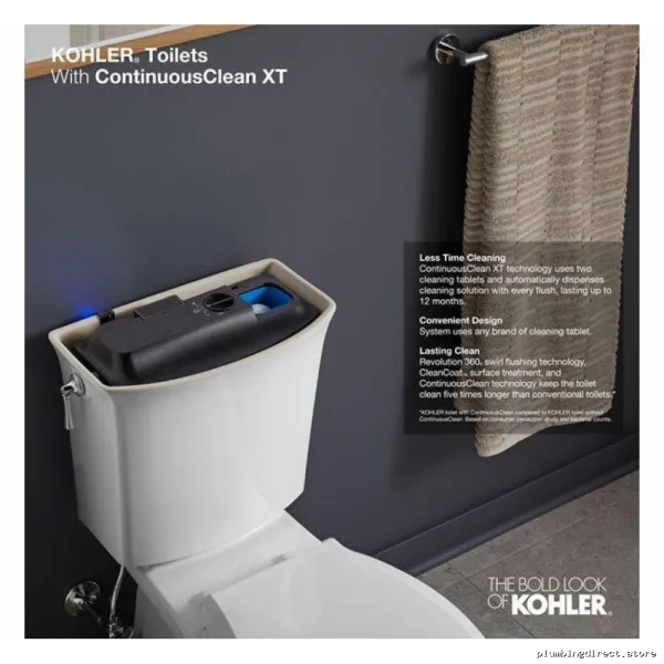 Kohler Corbelle Tall Elongated 1.28 GPF Toilet White - Seat Not Included - Image 3