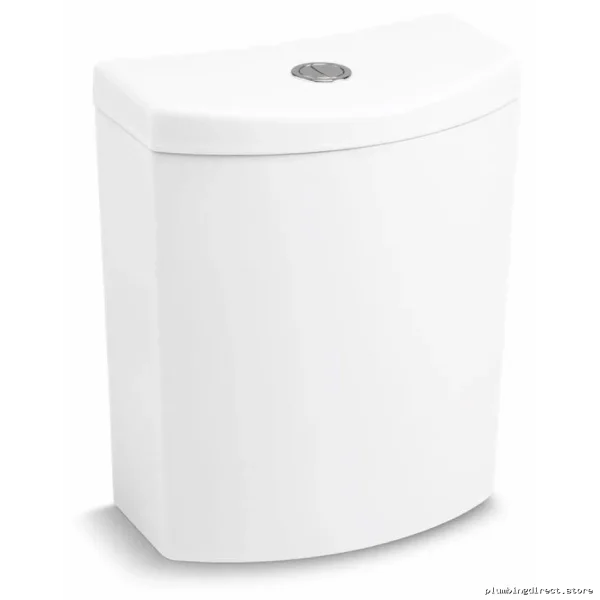 Kohler Curv Dual-Flush White Toilet Tank - Modern Water-Saving Design - Image 5