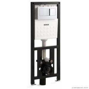 Kohler Dual Flush Toilet Tank & Carrier 2x6 In-Wall 6284-NA