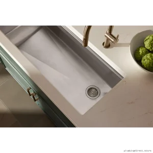 Kohler Dual-Sink Drains/Strainers w/ Tailpieces – Polished Chrome Finish #Model