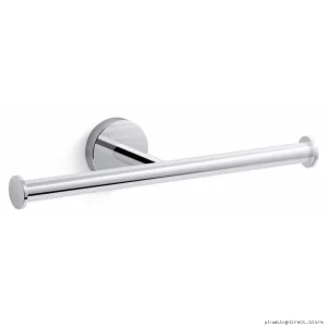 Kohler Elate Dual-Roll Toilet Paper Holder in Polished Chrome