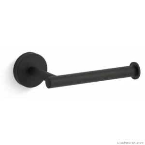 Kohler Elate Modern Matte Black Toilet Paper Holder