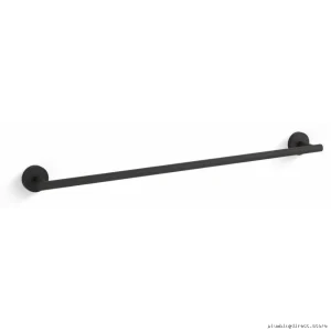 Kohler Elate 24-Inch Matte Black Towel Bar - Stylish Bathroom Upgrade