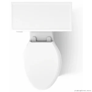 Kohler Elongated 2-Piece 1.6 GPF White Toilet with Compact Seat
