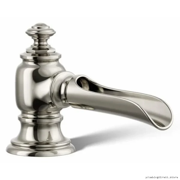 Kohler Artifacts Widespread Bathroom Faucet Single Handle Low Flow Spout Flume Design Vibrant Polished Nickel 72761-SN - Image 4