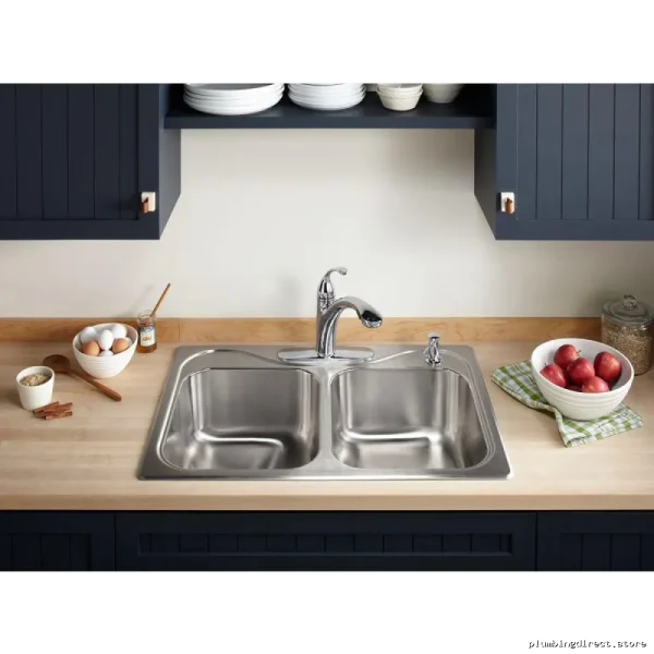 KohlersFortePullOutSprayKitchenFaucetVibrantStainlessSteelModelVS - Image 2
