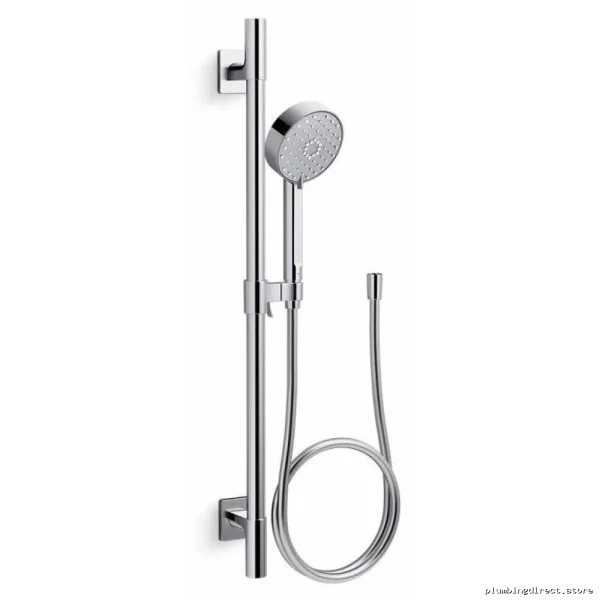 Kohler G110 Premium 3-Function Hand Shower w/ 24 Slide Bar - 1.75 GPM Polished Chrome