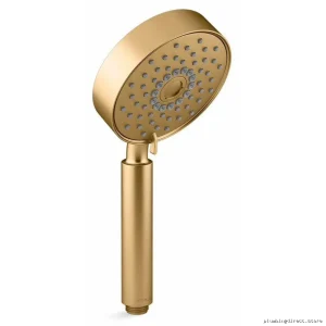 Kohler Versatile Handheld Shower – 1.75 GPM, Vibrant Brushed Modern Brass