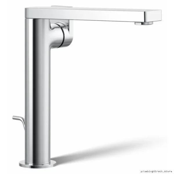 Kohler High-Arc Single-Hole Sink Faucet with Lever Handle in Polished Chrome