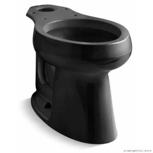 Kohler Highline Elongated Tall Toilet in Sleek Black 4199-7 Model