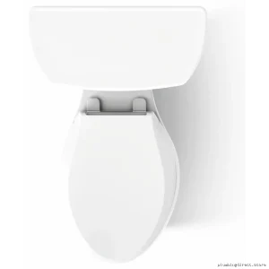 Kohler Highline Tall Elongated Toilet 1.28 GPF Low-Flow Slim Seat Design White