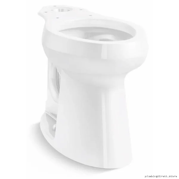 Kohler Highline White Tall Elongated Toilet Bowl - Model 22661-0 - Image 4