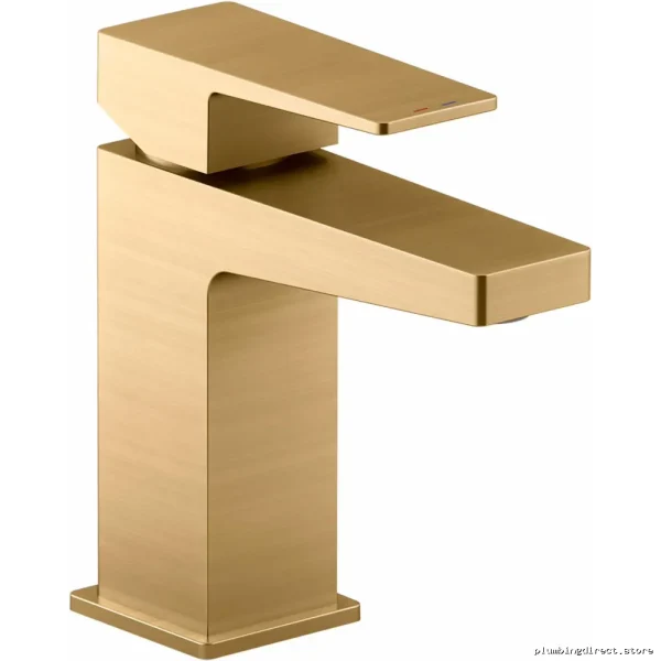 Kohler Honesty Single Hole Bathroom Faucet - Vibrant Brushed Moderne Brass Finish 99760-4-2MB