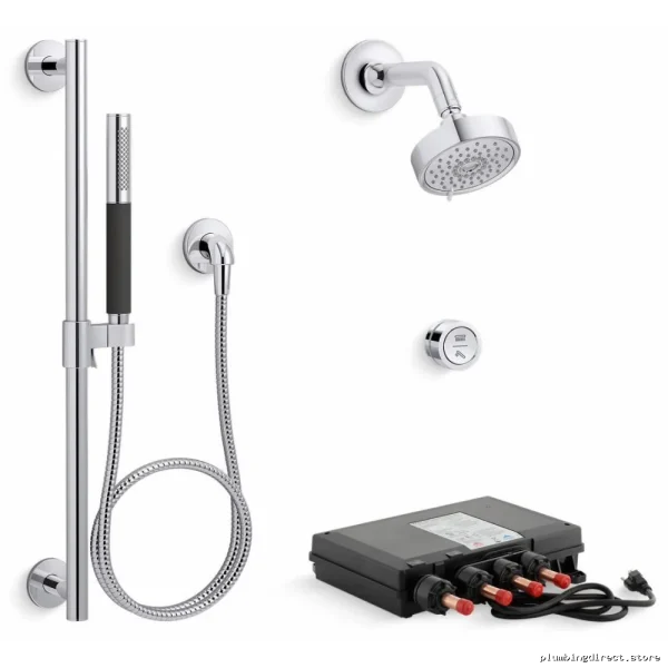 Kohler Hotel Shower Set with Slide Bar - Professional Grade Polished Chrome 8487-CP - Image 2