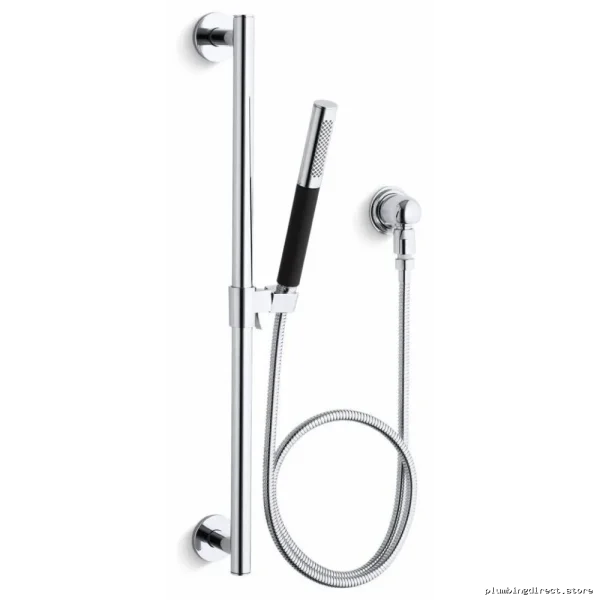 Kohler Hotel Shower Set with Slide Bar - Professional Grade Polished Chrome 8487-CP