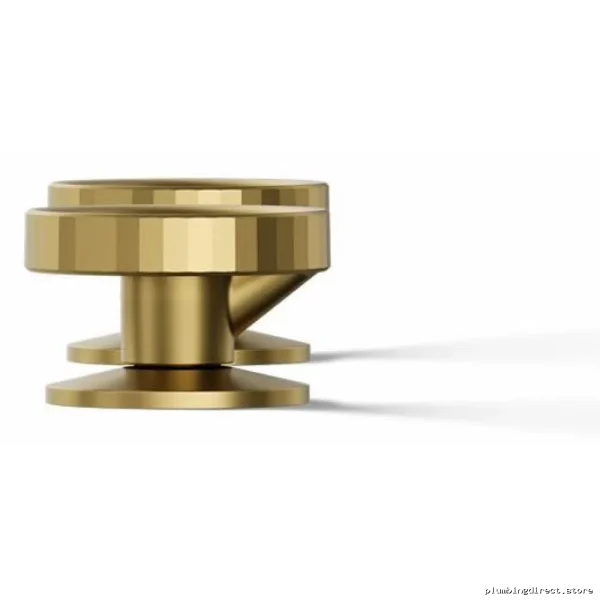 Kohlers Industrial Widespread Faucet Handles Brushed Brass Finish