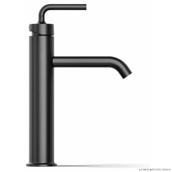 Kohler 14404-4A-BL Modern Tall Single-Hole Bathroom Sink Faucet in Matte Black - Image 3