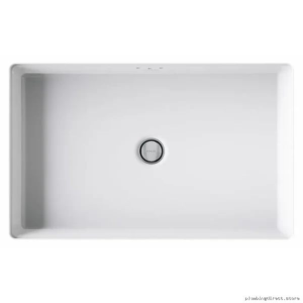 Kohler White Undermount Bathroom Sink 24x16 Inches 2297-0 Kathryn Model - Image 2