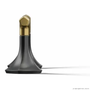 Kohler 27010-4-BMB Matte Black Bathroom Faucet Lever Handles Brushed Brass Finish