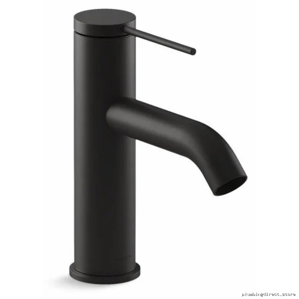 Kohler Matte Black Single-Hole Bathroom Faucet - Modern Design 77958-4A-BL - Image 3