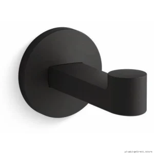 Kohler Matte Black Wall Hook for Robes 78378-BL Bathroom Hardware